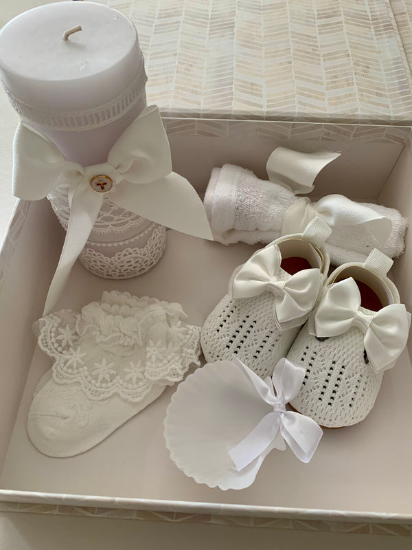 Christening Candle Baptism Set
